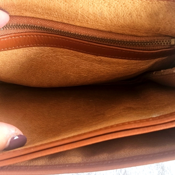 MCM Vintage Cognac Brown Visetos Leather Crossbody/Shoulder Bag MCM Monogram - Picture 5 of 8